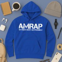 AMRAP As Much Rest As Possible Funny Motivation Hoodie