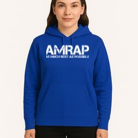 AMRAP As Much Rest As Possible Funny Motivation Hoodie