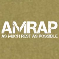 AMRAP As Much Rest As Possible Funny Motivation Garment-Dyed Women's Muscle Tee