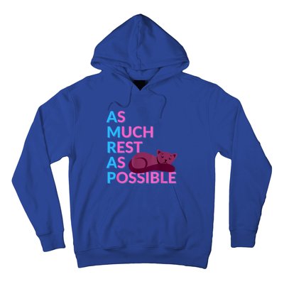 AMRAP As Much Rest As Possible Funny Motivation Hoodie