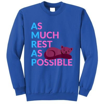 AMRAP As Much Rest As Possible Funny Motivation Sweatshirt