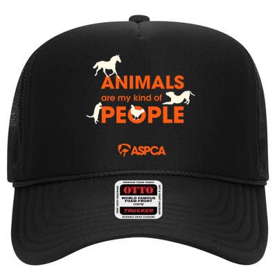 Animals Are My Kind Of People High Crown Mesh Back Trucker Hat