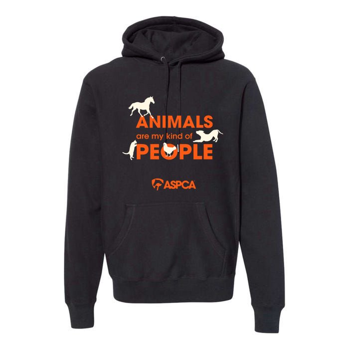 Animals Are My Kind Of People Premium Hoodie