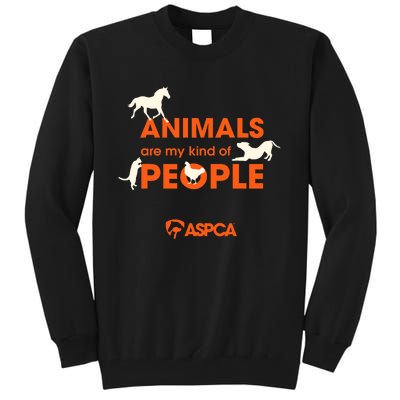 Animals Are My Kind Of People Tall Sweatshirt