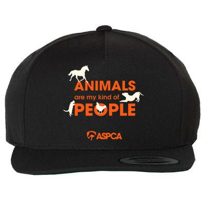 Animals Are My Kind Of People Wool Snapback Cap