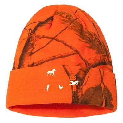 Animals Are My Kind Of People Kati Licensed 12" Camo Beanie