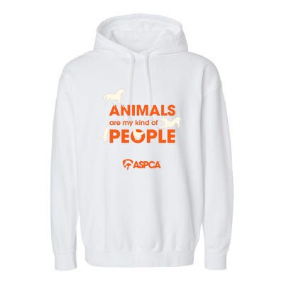 Animals Are My Kind Of People Garment-Dyed Fleece Hoodie