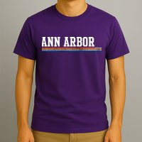 Ann Arbor Michigan Retro Logo T-Shirt