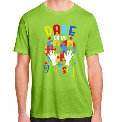 Autism Awareness Month Dare To Be Yours Autism Cute Gift Adult ChromaSoft Performance T-Shirt