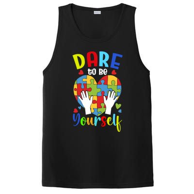 Autism Awareness Month Dare To Be Yours Autism Cute Gift PosiCharge Competitor Tank