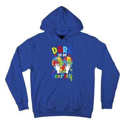 Autism Awareness Month Dare To Be Yours Autism Cute Gift Hoodie