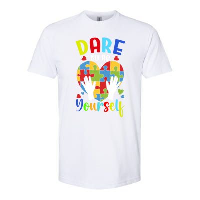 Autism Awareness Month Dare To Be Yours Autism Cute Gift Softstyle CVC T-Shirt