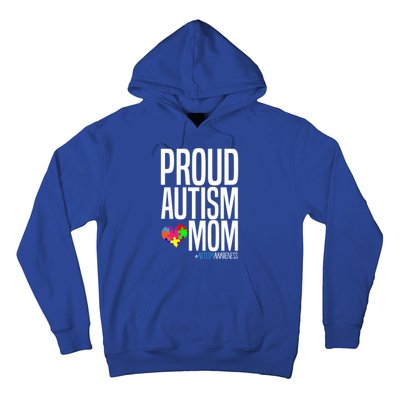 Autism Awareness Month Proud Autism Mom Gift Hoodie