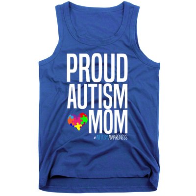 Autism Awareness Month Proud Autism Mom Gift Tank Top