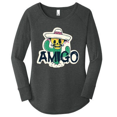 Amigo Women's Perfect Tri Tunic Long Sleeve Shirt