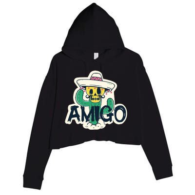 Amigo Crop Fleece Hoodie