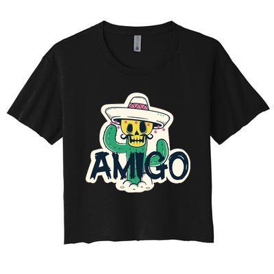 Amigo Women's Crop Top Tee