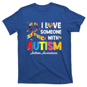 Autism Awareness Month I Love Someone With Autism Awareness Gift T-Shirt