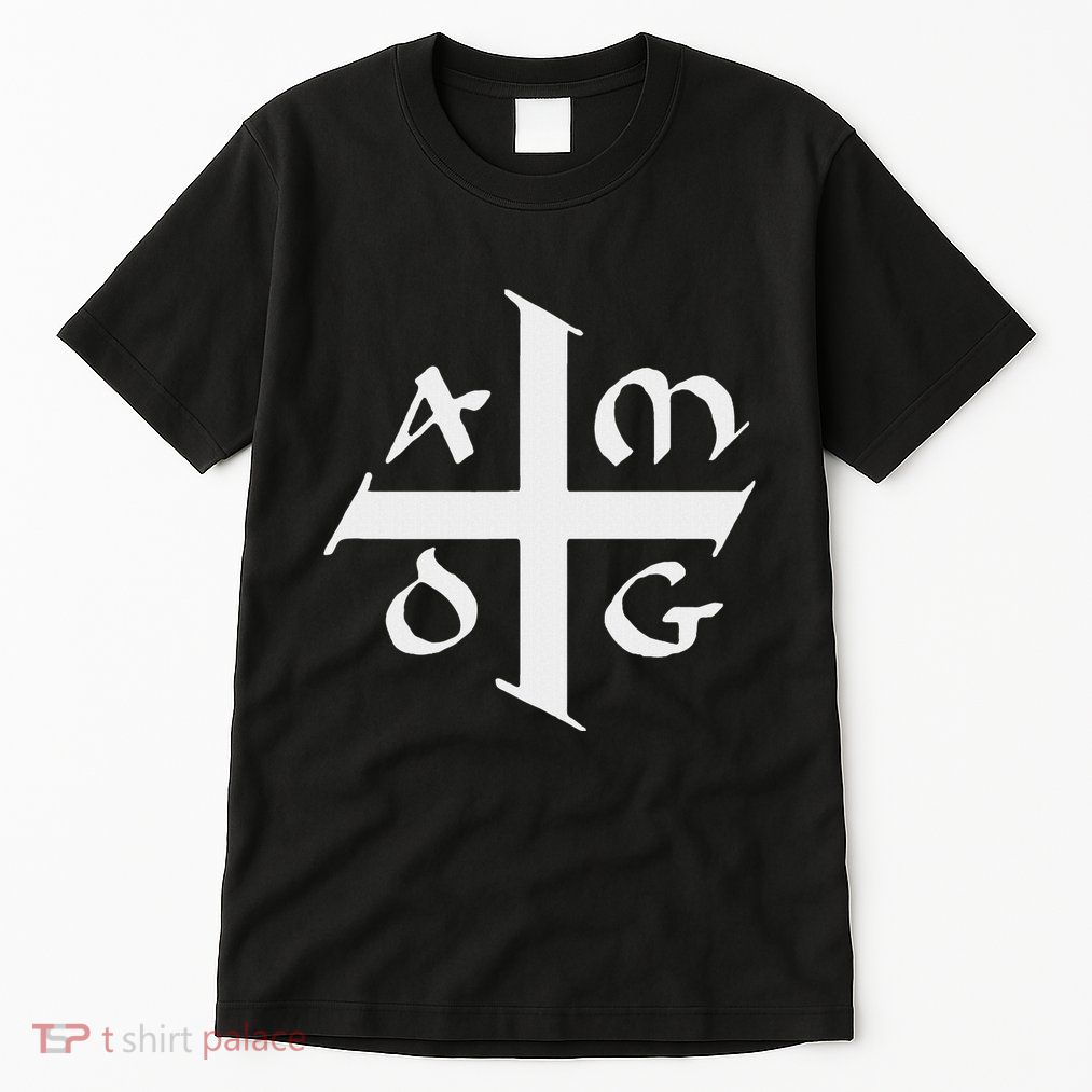 Amdg Ad Majorem Dei Gloriam Big Jesuit Cross Tall T-Shirt