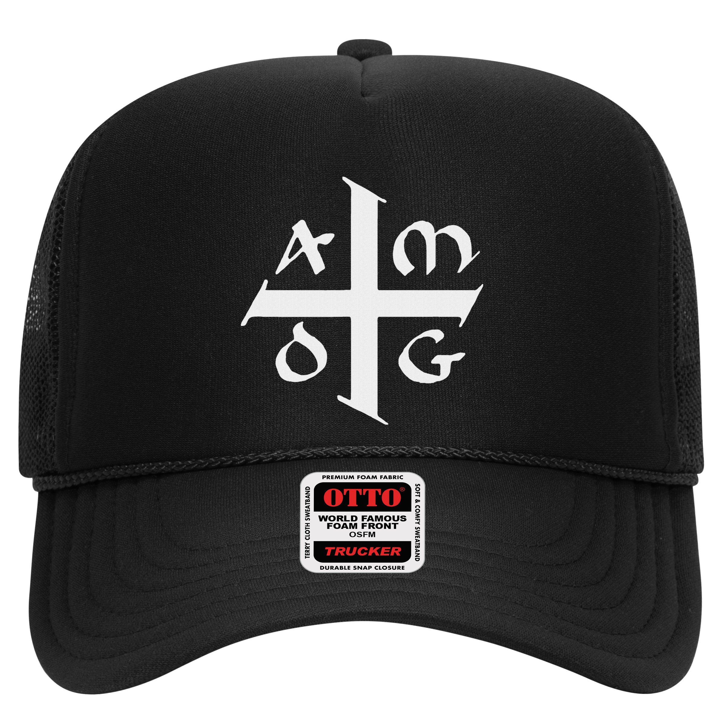 Amdg Ad Majorem Dei Gloriam Big Jesuit Cross Hat
