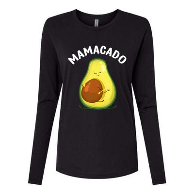 Avocado Art Mama Mom Vegan Guacamole Avocado Lover Womens Cotton Relaxed Long Sleeve T-Shirt