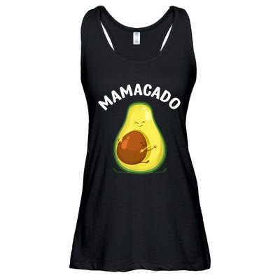 Avocado Art Mama Mom Vegan Guacamole Avocado Lover Ladies Essential Flowy Tank