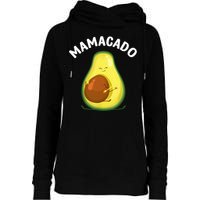 Avocado Art Mama Mom Vegan Guacamole Avocado Lover Womens Funnel Neck Pullover Hood