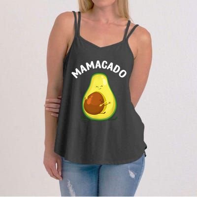 Avocado Art Mama Mom Vegan Guacamole Avocado Lover Women's Strappy Tank