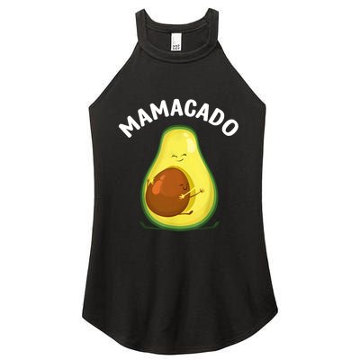 Avocado Art Mama Mom Vegan Guacamole Avocado Lover Women’s Perfect Tri Rocker Tank