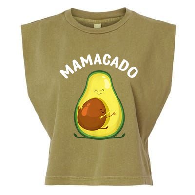 Avocado Art Mama Mom Vegan Guacamole Avocado Lover Garment-Dyed Women's Muscle Tee