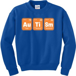 Autistic Awareness Month Elets Periodic Table Autism Day Cool Gift Kids Sweatshirt