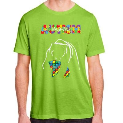 Autism Awareness Mom Accept Autistic Son Daughter Mama Bear Cool Gift Adult ChromaSoft Performance T-Shirt