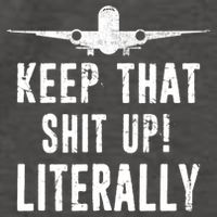 Aircraft Airplane Mechanic Gift Keep That Shit Up Gift Vector Backpack