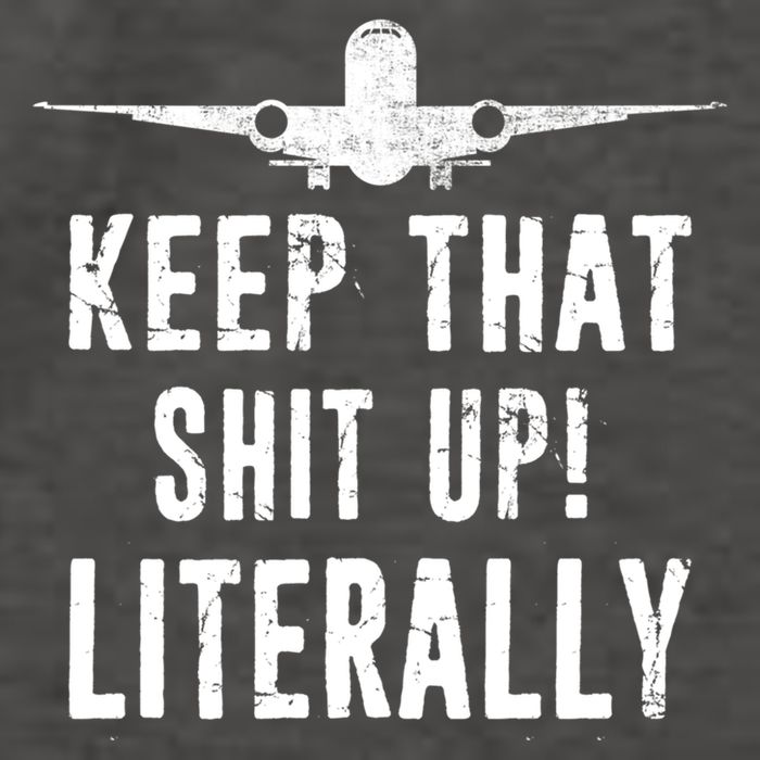 Aircraft Airplane Mechanic Gift Keep That Shit Up Gift Vector Backpack
