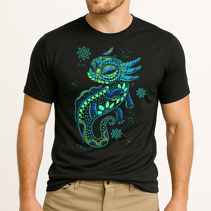 Axolotl Aztec Mexican Salamander Mexico  Cooling Performance Crew T-Shirt