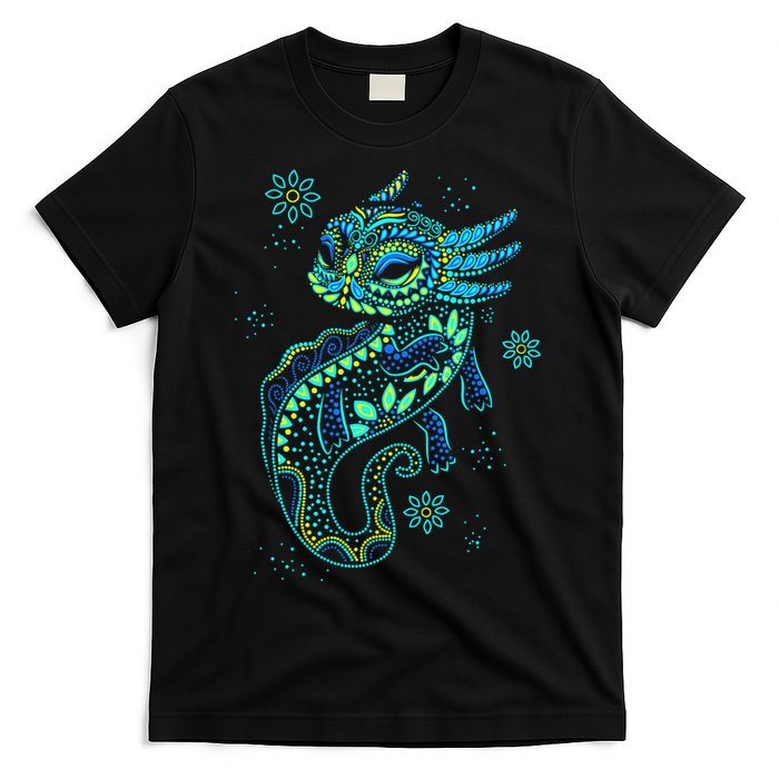 Axolotl Aztec Mexican Salamander Mexico  T-Shirt