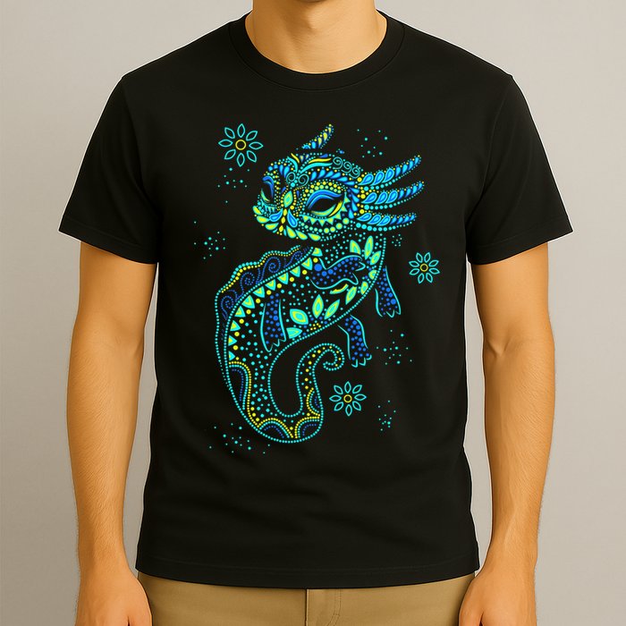 Axolotl Aztec Mexican Salamander Mexico  T-Shirt