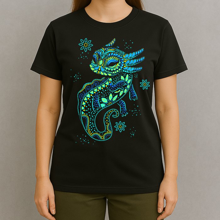 Axolotl Aztec Mexican Salamander Mexico  T-Shirt