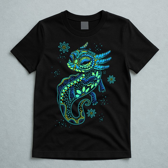 Axolotl Aztec Mexican Salamander Mexico  T-Shirt