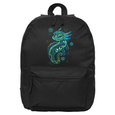 Axolotl Aztec Mexican Salamander Mexico  16 in Basic Backpack