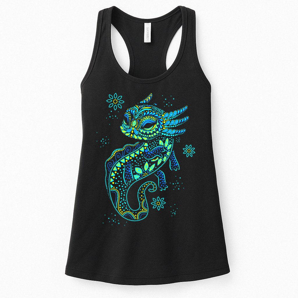 Axolotl Aztec Mexican Salamander Mexico  Womens Tank Top