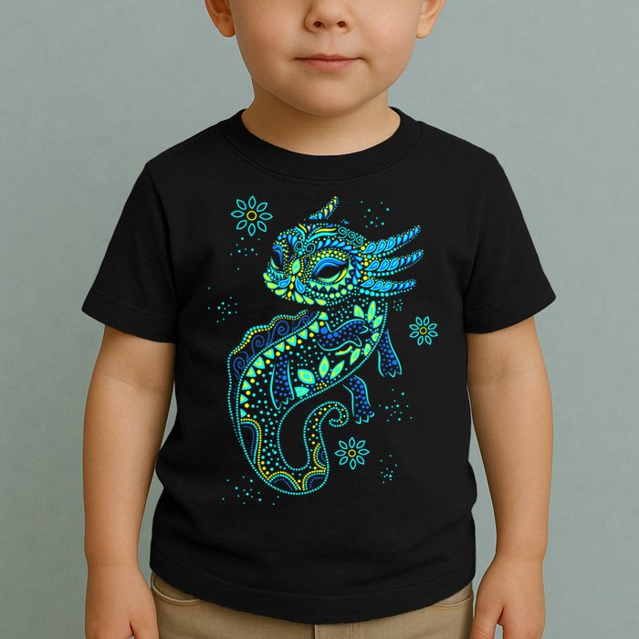 Axolotl Aztec Mexican Salamander Mexico  Toddler T-Shirt