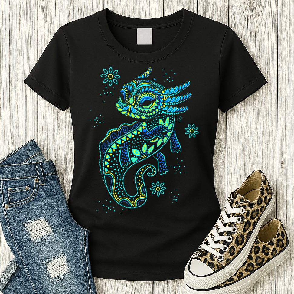 Axolotl Aztec Mexican Salamander Mexico  Womens T-Shirt