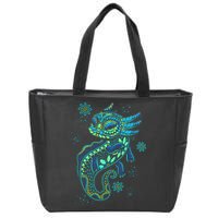 Axolotl Aztec Mexican Salamander Mexico  Zip Tote Bag