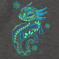 Axolotl Aztec Mexican Salamander Mexico  Vector Backpack