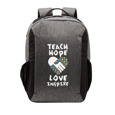 Autistic Awareness Month Teacher Teach Hope Love Autism Day Vector Backpack