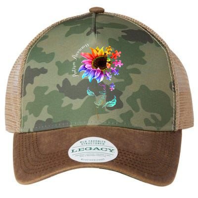 Autism Awareness Mom Choose Kind Autism Gift Legacy Tie Dye Trucker Hat