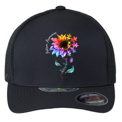 Autism Awareness Mom Choose Kind Autism Gift Flexfit Unipanel Trucker Cap