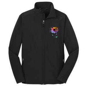 Autism Awareness Mom Choose Kind Autism Gift Core Soft Shell Jacket