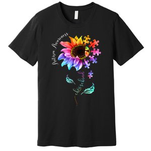 Autism Awareness Mom Choose Kind Autism Gift Premium T-Shirt